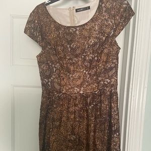 Glitter skater dress